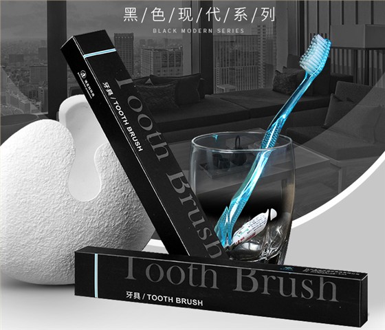 一次性牙膏牙刷展示
