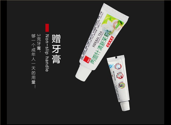 一次性牙膏牙刷产品细节