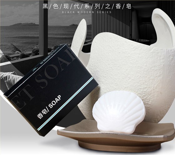 一次性贝壳香皂展示
