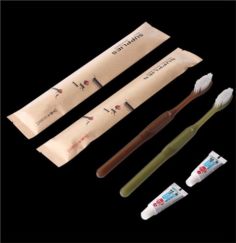 水墨江南牛皮纸系列一次性套装用品