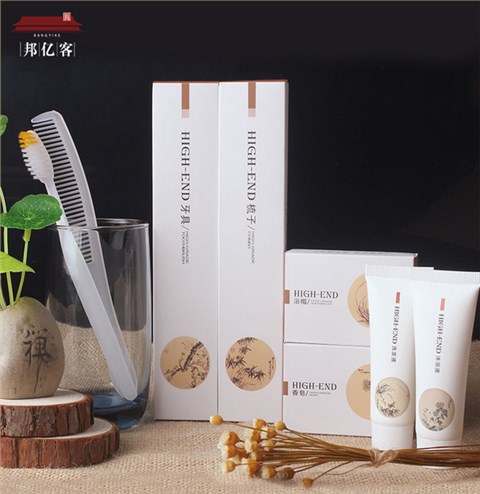 酒店一次性洗漱用品梅兰竹菊六件套