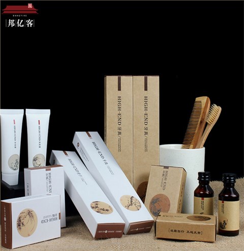 酒店一次性洗漱用品梅兰竹菊六件套