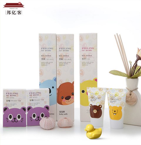 卡通款酒店一次性用品童趣维尼熊系列
