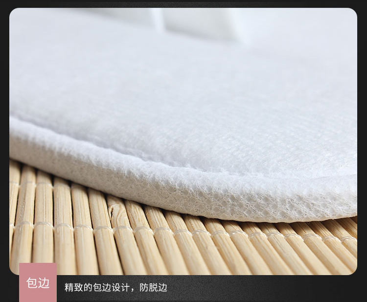 一次性拉毛绒开口拖鞋细节