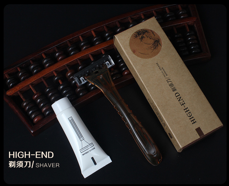 一次性剃须刀展示