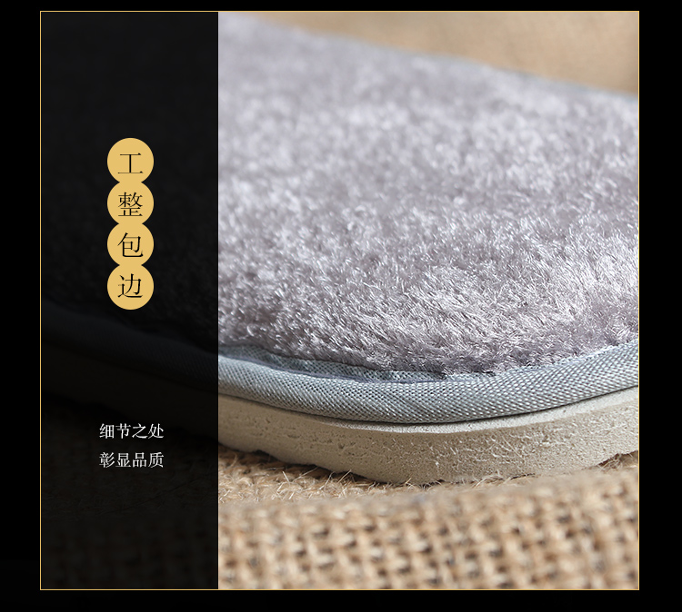 旗袍盘扣系列一次性拖鞋工整包边